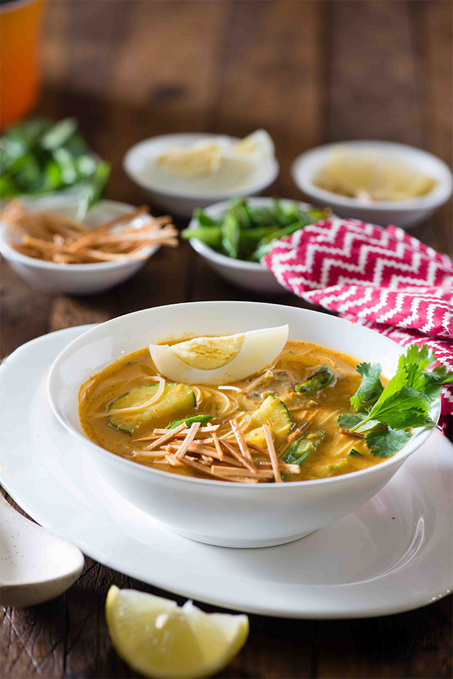 Burmese Khow Suey Soup