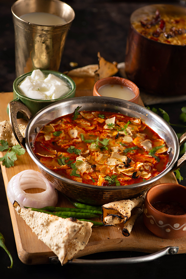 Rajasthani Papad ki Sabzi Recipe - My Tasty Curry