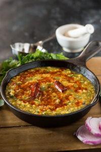 Punjabi Dal Palak is smoky spicy and super healthy dal recipe. Also known as spinach dal the dal palak recipe is easy way to add more health quotient to your everyday Indian meals. Tempering or tadka is what makes this super delicious.