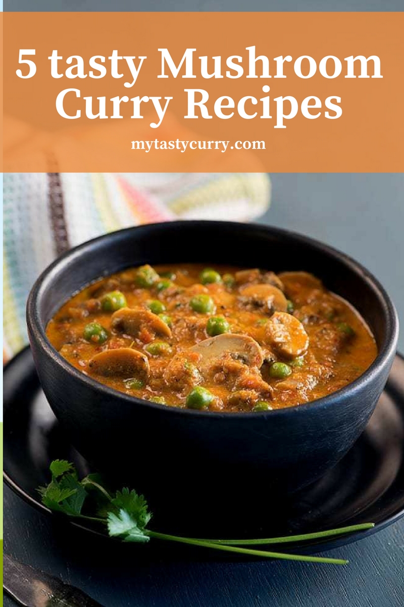 tasty mushroom sabzi and curry recipe
