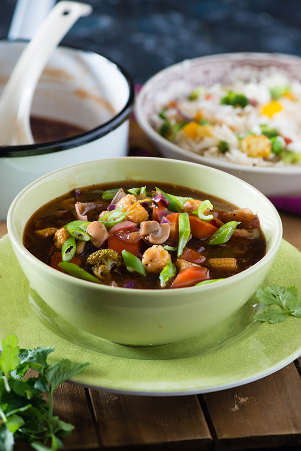 Hot and sour vegetables recipe from Indochinese cuisine is perfect gravy to serve with fried or noodles and is popular gravy ordered in restaurant