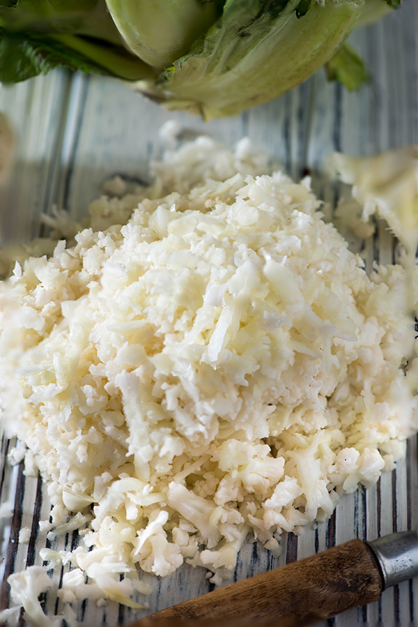 How to make Cauliflower Rice with food processor