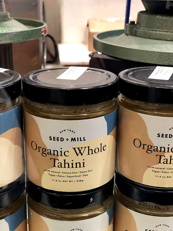 tahini from seed mills Chelsea market