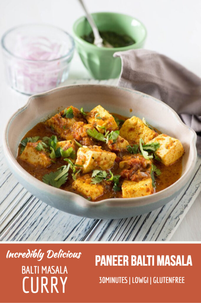 Creamy Paneer Indian Cottage cheese in a Mildly spiced British curry. #LowGI #Glutenfree #30Minutes recipe by @rekhakakkar 