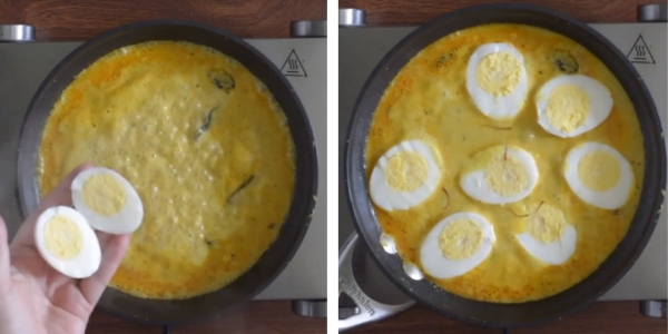 egg curry recipe step- 1