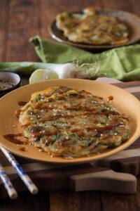 Korean vegan pancake Pajeon