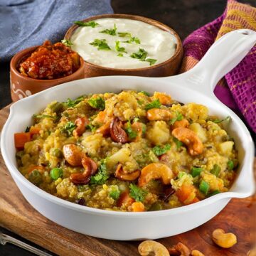 Quinoa Khichdi recipe in pressure cooker