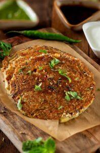 Semolina suji pancakes recipe image