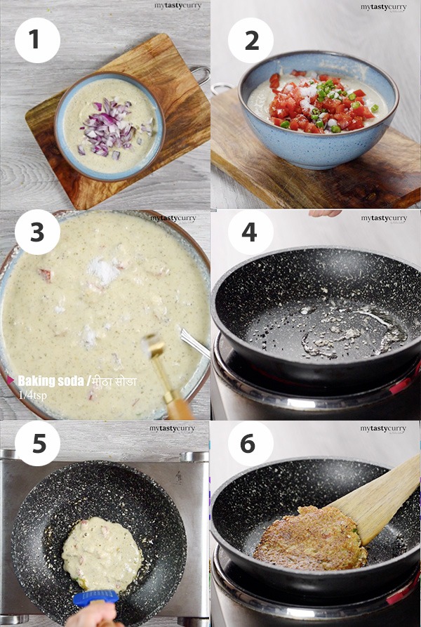 step by step semolina pancake 