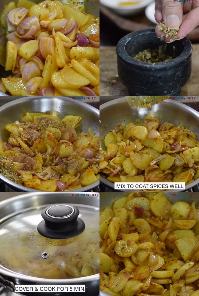 Aloo pyaz sabzi recipe step by step