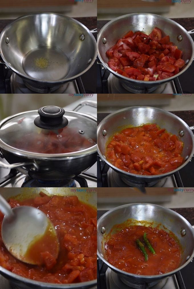 tomato chutney stepwise method