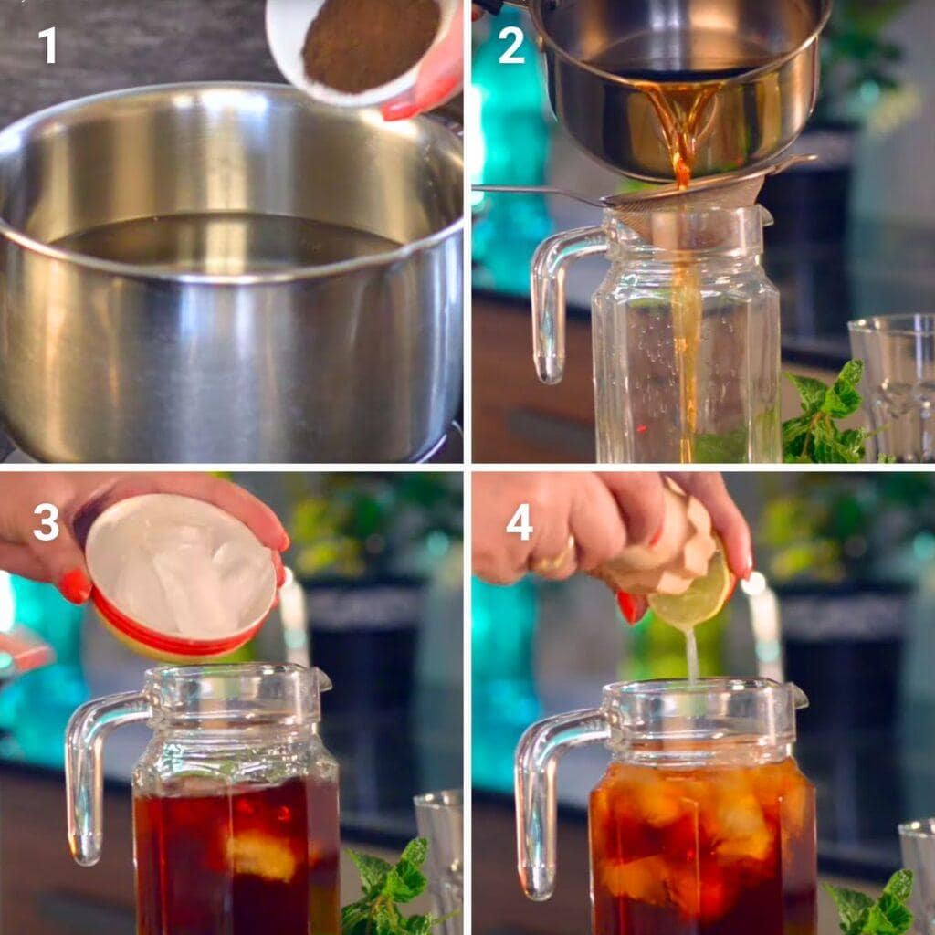 Making basic Iced lemon Tea