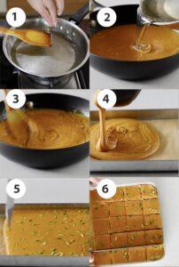 Making Burfee Besan Burfi Recipe - mytastycurry.com