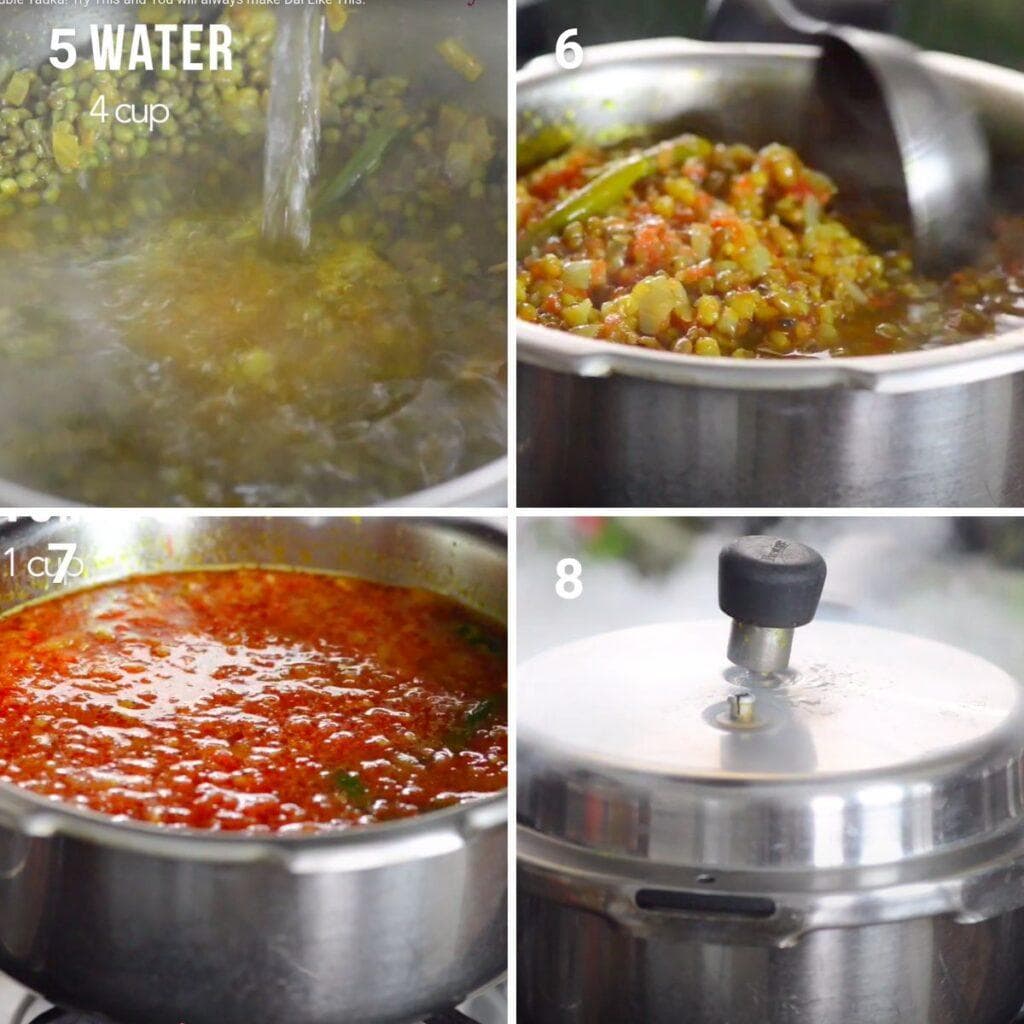 Green Moong Dal ( Stovetop + Instant Pot Method) 1