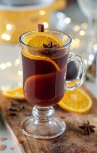 hot mulled wine