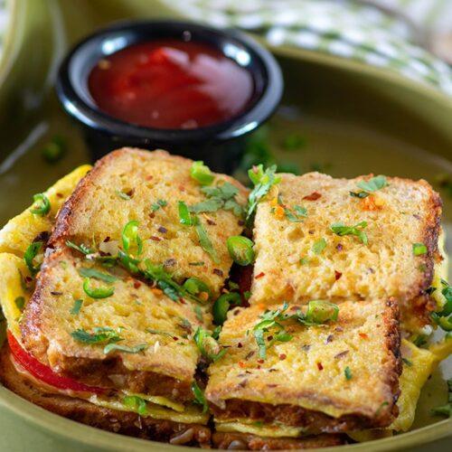 Breakfast egg sandwich Recipe