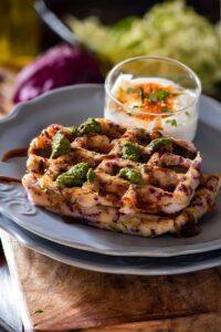 savoury waffle