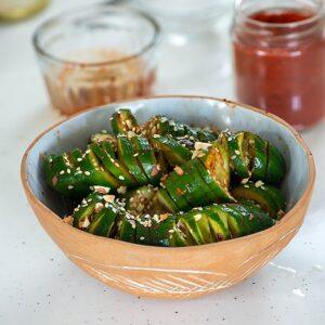 spicy Korean cucumber salad recipe