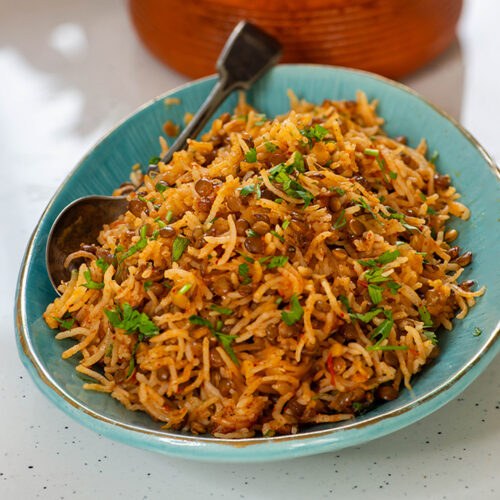lentil and rice pilaf mujadara