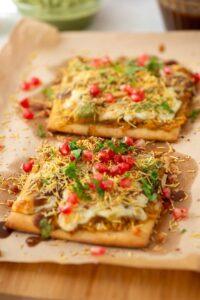 Samosa Pizza Chaat