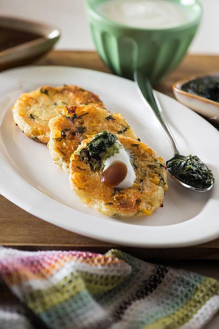 Corn Aloo Tikki in Microwave - Corn Potato Cutlets 1