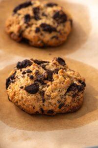 single serve chocolate chip cookie