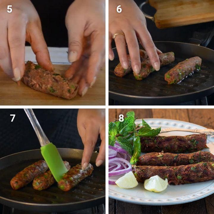 Vegetarian Seekh Kabab Recipe | Veg Seekh Kabab Indian Recipe