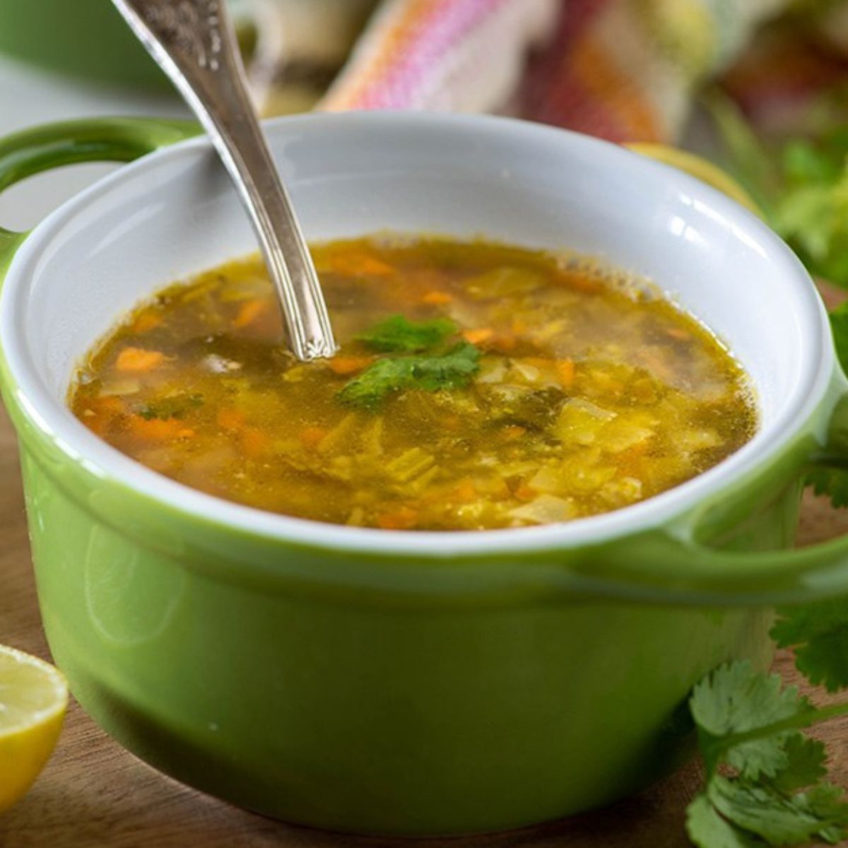 Lemon Coriander Soup