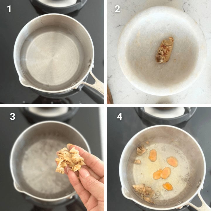 how to make tea from ginger roots