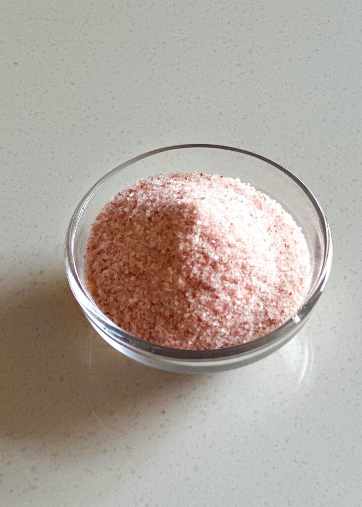 Himalayan pink salt for making pink salt recipe to lose weight.