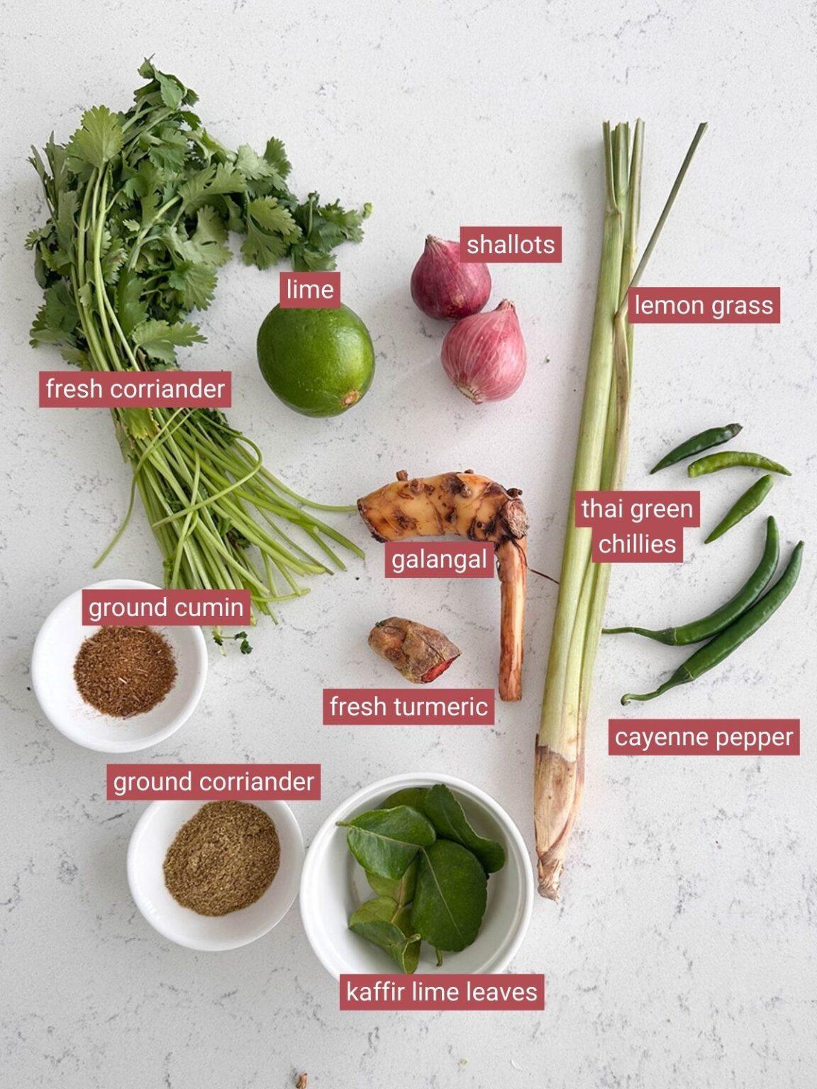 Homemade Thai Green Curry Paste Recipe Vegetarian Easy & Authentic