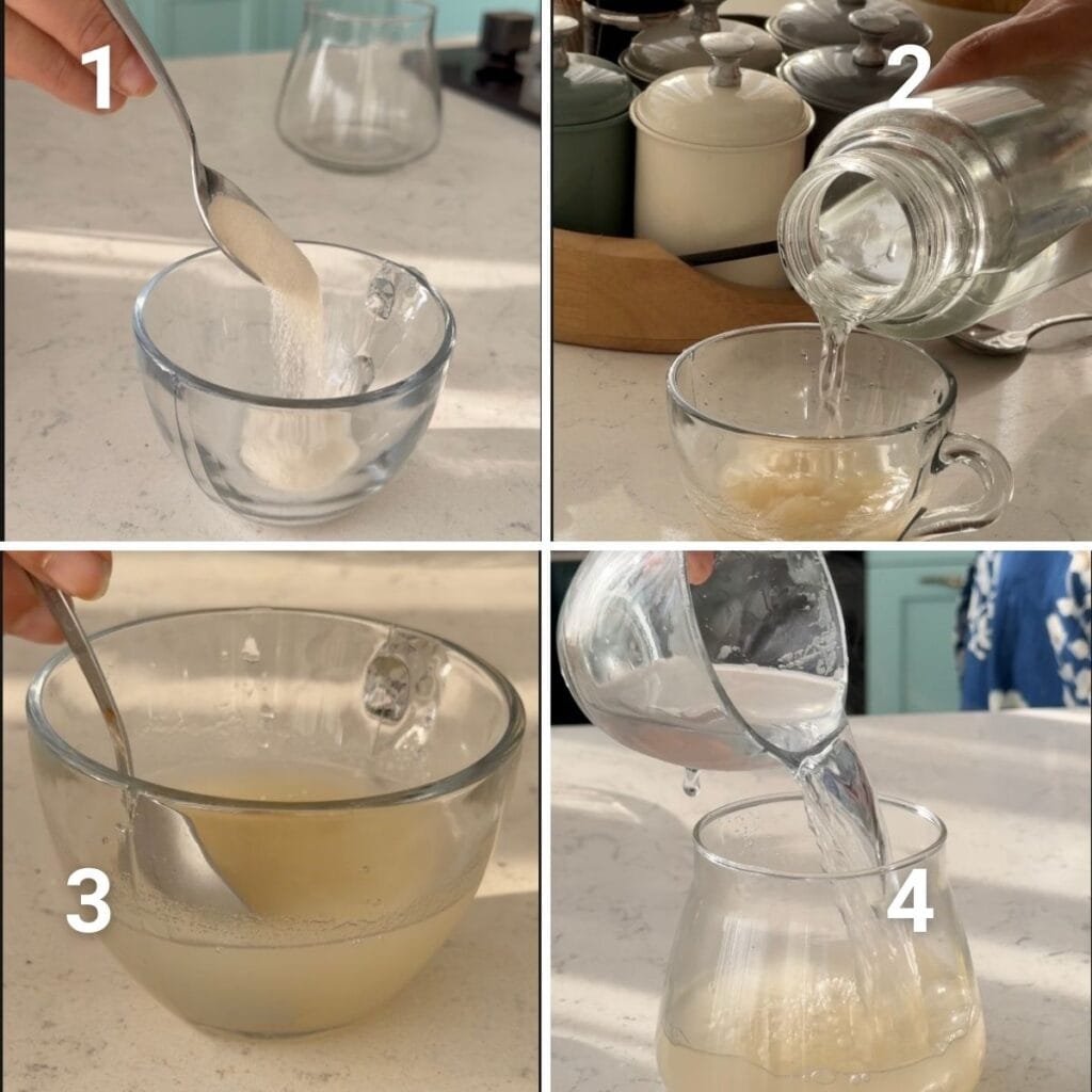 Step by Step bariatric Gelatin recipe for weight loss - Bloom Gelatin