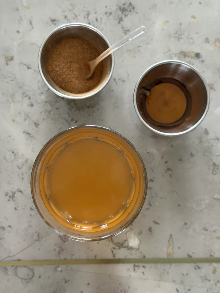 Ingredients for honey and cinnamon recipe for brain health recipe