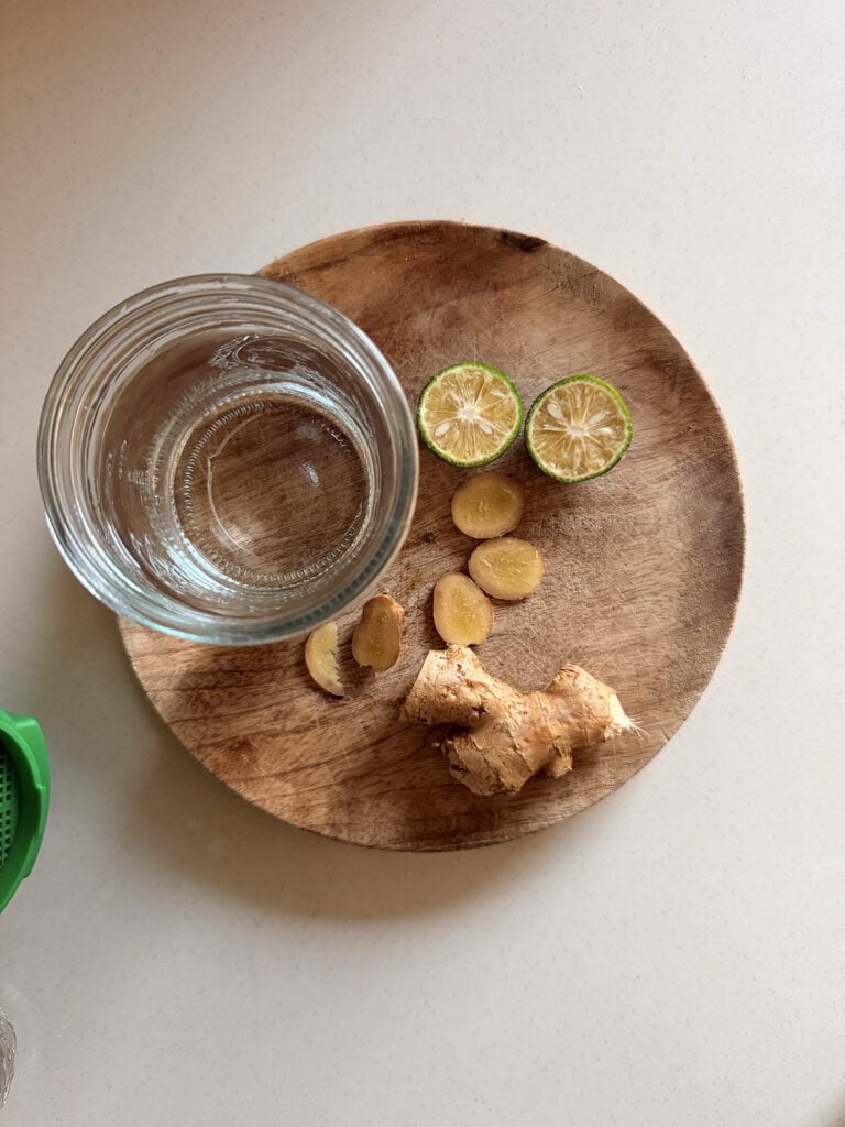 ginger water recipe ingredients